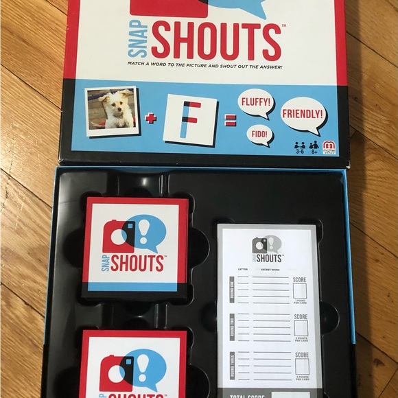 Mattel Toys Snap Shouts Board Game Poshmark